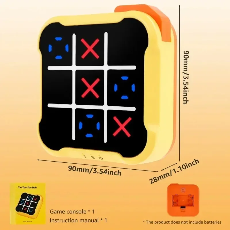 Tic-Tac-Toe Board Board Multifunctional Electronic Games Montessori Puzzle Table Game Chess Chess Set Portable For Adults Kids - Image 4