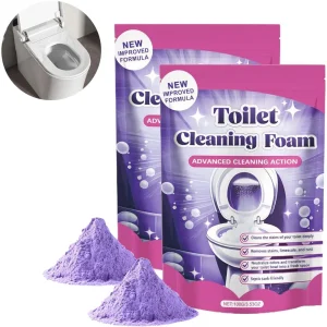 Toilet Cleaner,Self Activating Powder For Toilets Bowls Cleaning,Toilet Cleaning Foam, Deep Cleaning Stain Remover Toilet Powder