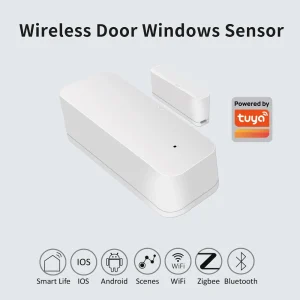 Tuya Zigbee Door Sensor Contact Sensor Open Closed Detector Smart Home Alarm Security Protection Work with Aleax Smart Life