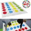 Twister Game Twister Funny Balance Family Party Games with Spinner Floor Play Mat Floor Game Gift for Kids Family Birthday Party