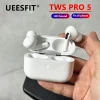 UEESFIT TWS Pro 5 Wireless Bluetooth Earphones Headphones ANC Noise Reduction Earbuds HiFi Sound Low Latency for IPhone Android