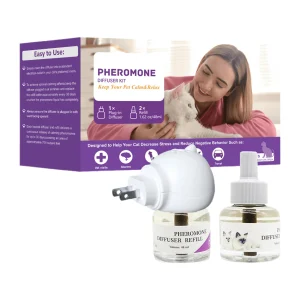 US/EU/UK Pheromone Diffuser To Calm Cats Calming Pheromone Diffuser For Calm Relaxing Home Indoor Cat Calming Aid Supplies