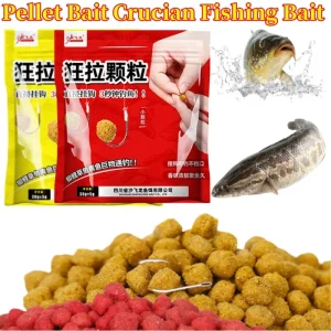 Universal Granular Bait Pellets Hook Up Perch Catfish Fishing Accessories Red Worm Earthworm Fishy Smell Pellet Bait Fishing