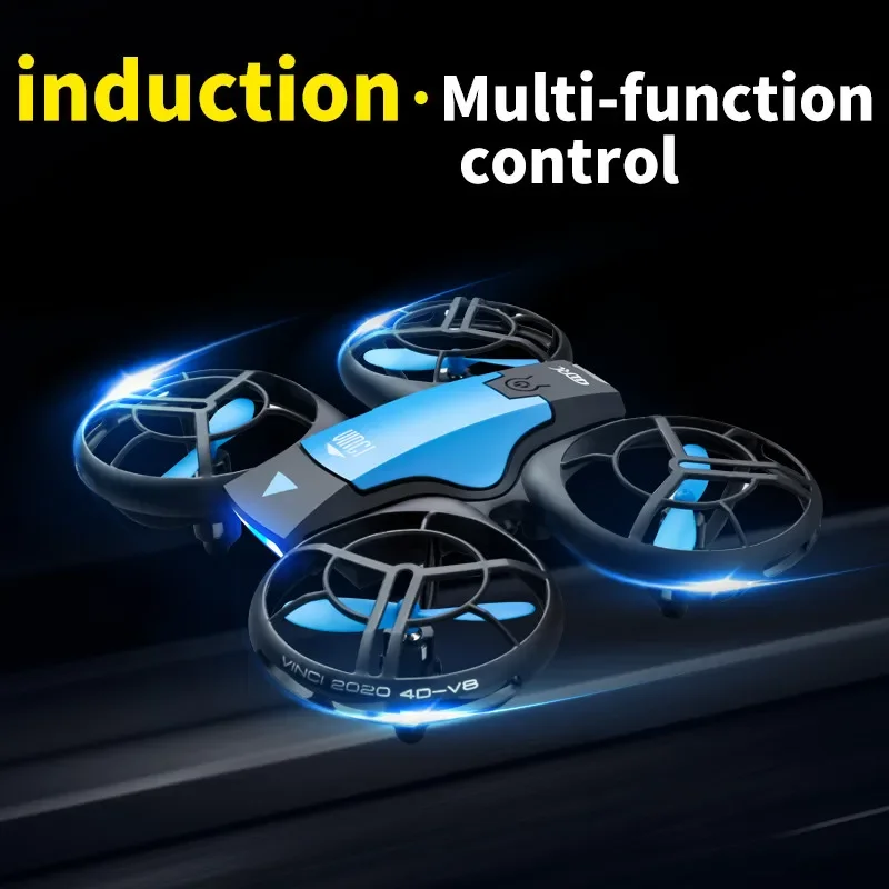 V8 New Mini Drone 4k profession HD 1080P Wide Angle Camera WiFi FPV RC Dron Height Keep Drones Helicopter Kids Toys 4DRC - Image 5