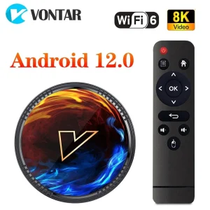 VONTAR H1 Android 12.0 TV Box with Allwinner H618 Quad Core Cortex A53 Support 8K Video 4K BT5.0 Wifi6 Media Player Set Top Box