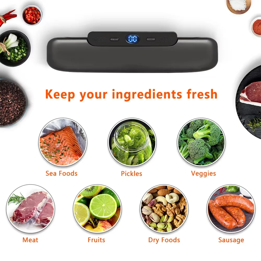 Vacuum Sealer Food Vacuum Packaging Sealing Machine Household Automatic Vacuum Sealer for Food Vacuum Packing Sealing Machine - Image 6