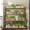 Veranda Iron Shelf Plant Stand Display Patio Minimalist Durable Flower Pot Holder Originality Soporte Macetas Balcony Furniture