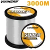 Vikingar 3000M Super Strong Nylon Fishing Line 3LB-35LB | Japan Mono Fluorocarbon Coated | Carp/Sea Fishing Tackle 2025 new