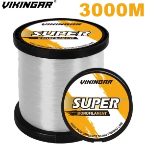 Vikingar 3000M Super Strong Nylon Fishing Line 3LB-35LB | Japan Mono Fluorocarbon Coated | Carp/Sea Fishing Tackle 2025 new