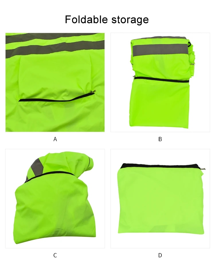 WOSAWE Men's Cycling Windbreaker Reflective Jacket Windproof Water Resistant MTB Road Bike Long Jersey Ultralight Cycling Jacket - Image 5