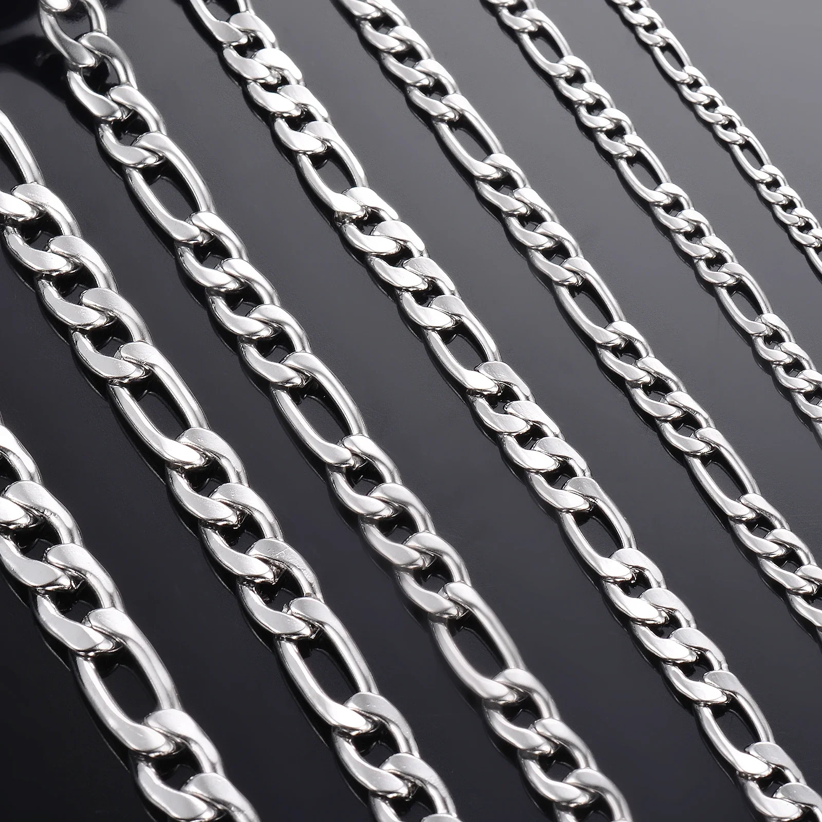 Wholesale 925 Sterling Silver Necklace 2-12mm Width 40-75cm Long Chain Lobster Clasp Men and Women Engagement Jewelry - Image 2