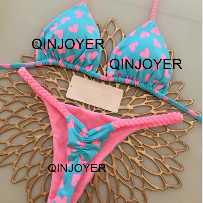 Women Bikini Leaves Print Swimsuit Bathing Suit 2023 Biquini Women Bikini Set Brazilian Swimwear Sexy Thong High Waist Swimsuit - Image 5