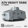 World War I Assault Tank 920pcs A7V Heavy Tank Building Blocks Classic Tank Vehicle Military Bricks Toys for Kids Adults Gifts