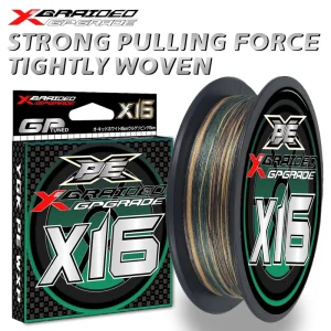 YGKX Braided Fishing Line X16 100/150/200m All for Fishing Line 15-81LB Multifilament PE Line for Saltwater Sea Fishing Wire