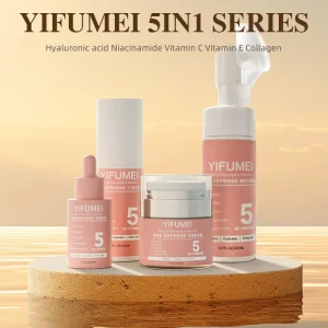 YIFUMEI Nourishing Combo Set Original Korean Skincare Skin Cleansing Moisturizing Brightening Firming Day Night Care For Beauty
