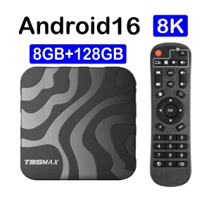 YOZHIXU T95 Max Smart TV Box Allwinner H618 Wifi6 5G Android 16 Media Player 8K Video 4K BT6.0 8GB 128GB Very Fast Set Top Box