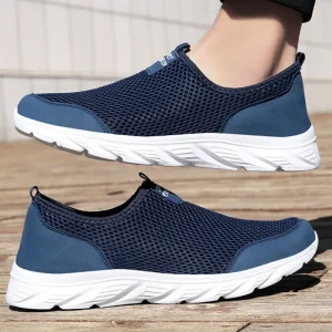 YRZL Men Sport Shoes Lightweight Breathable Mesh Summer Casual Sneaker High Quality Running Shoes Comfortable Man Shoes Sneaker