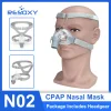 YUWELL Nasal CPAP Mask with Headgear Silicon Gel Cushions for Auto CPAP Bipap Machine Sleep Apnea Anti Snoring CPAP Nasal Mask