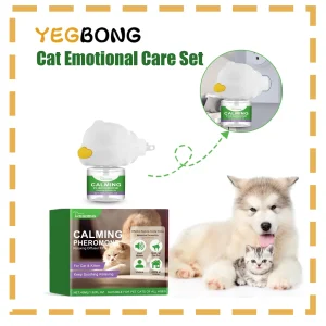 Yegbong Cat Calming Diffuser Kit Refill Calming Mood Relaxing Anti Anxiety Stress Soothing Comforting Pets Pheromone Calming