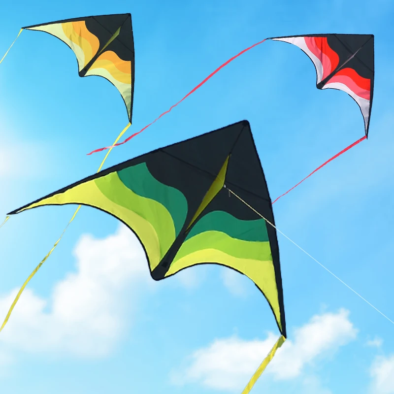 YongJian Large Beach Delta Kite for Adults and Kids Extremely Easy to Fly for Beginners Comes with 100m String Kite Handle
