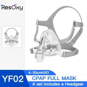 YuWell YF-02 Cpap Mask with Headgear Full Mask Auto CPAP APAP BIPAP For Medical Air Breathing Machine Sleep Apnea Anti Snoring
