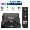 Z1 Max Android 15 Smart TV Box Allwinner H618 Quad Core 4G 5G Dual WiFi BT5.0 Media Player Digital Voice Remote HD 8K 4K iptv