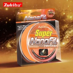 ZUKIBO 2025 New Winner Nanofil Orange-The Line Laboratory Test High Quality Fishing Line Smooth Thin Line for Spinning Reels