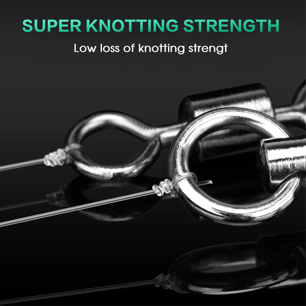 ZUKIBO Super Soft Japan Carbon Line 50M 100% Fluorocarbon Leader Fishing Line Abrasion Resistance Invisible Fast Sinking Line - Image 3