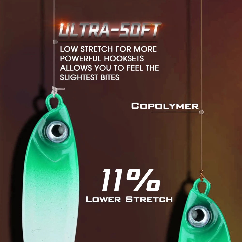 ZUKIBO Super Soft Japan Carbon Line 50M 100% Fluorocarbon Leader Fishing Line Abrasion Resistance Invisible Fast Sinking Line - Image 6