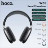 hoco Over the Ear Bluetoothe 5.4 Headphones Sports Wireless Earphone Headsets with Microphone for Phone Call Fabric Eartips