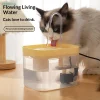 ♥Automatic Pet Water Fountain for Cats | Flowing Water Drinking Dispenser with Transparent Reservoir