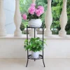 【Lifeideas】Vintage 2 Tier Metal Plant Display Stand Home Decoration