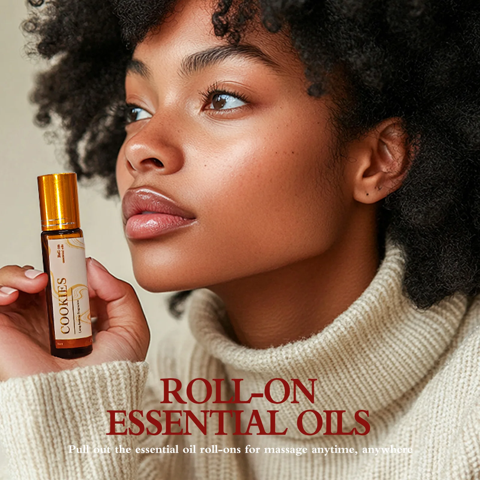 0.33fl.Oz Roller Essential Oils Fragrance Long Lasting Roll-On Essential Oils Gifts aromatherapy perfume Vanilla coconut - Image 2