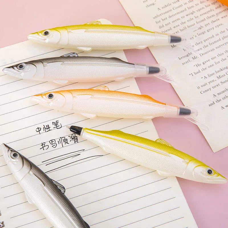 1-4-12 pcs Cute Kawaii Sea Fish Stationery Creative Ballpoint Pen Office School Supplies Novelty Funny Lovely Pens - Image 3