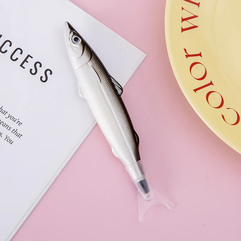 1-4-12 pcs Cute Kawaii Sea Fish Stationery Creative Ballpoint Pen Office School Supplies Novelty Funny Lovely Pens - Image 6