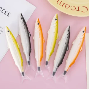 1-4-12 pcs Cute Kawaii Sea Fish Stationery Creative Ballpoint Pen Office School Supplies Novelty Funny Lovely Pens