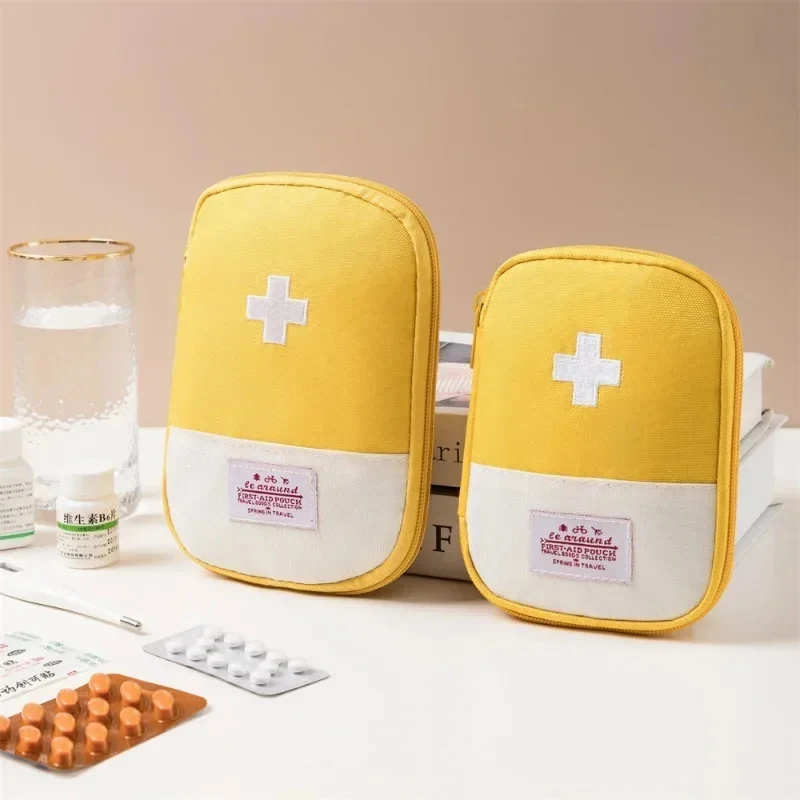 1-4pcs Portable Medicine Bag Cute First Aid Kit Medical Emergency Kits Organizer Outdoor Travel Household Medicine Pill Bag - Image 4