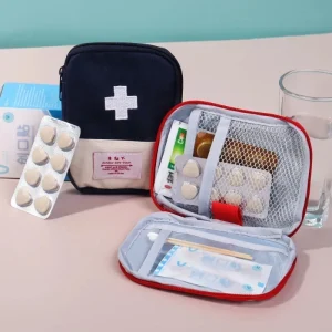 1-4pcs Portable Medicine Bag Cute First Aid Kit Medical Emergency Kits Organizer Outdoor Travel Household Medicine Pill Bag
