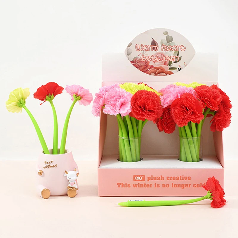 1 Piece Kawaii Flower Pen Stationery Creative Sweet Pretty Lovely Soft Gel Pen - Image 6