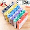 100-300PCS Household Disposable Trash Plastic Waste Bag Disposable Garbage Bags Kitchen Dormitory Living Room Use Storage Trash