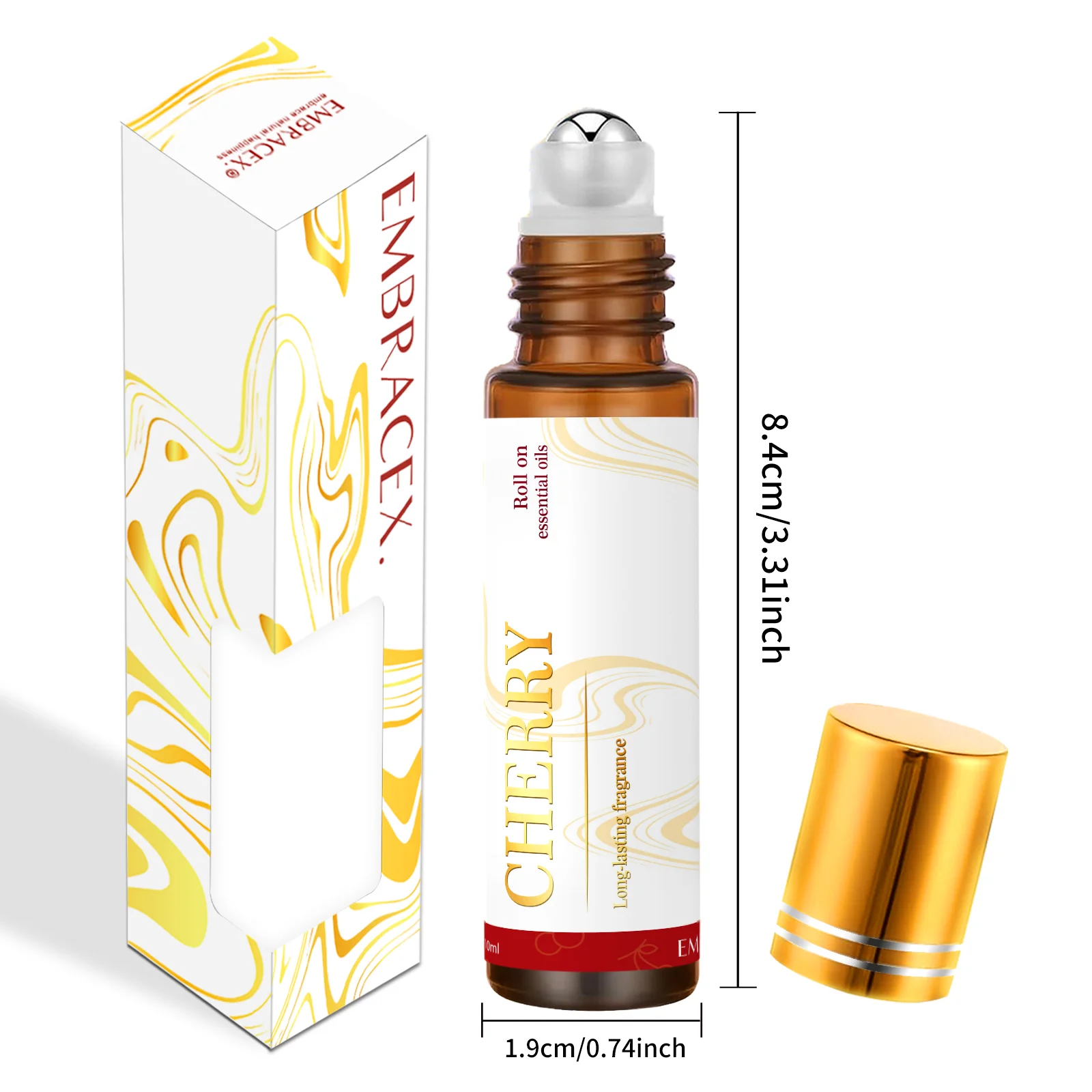 10ml Cherry Roller Essential Oils Women's perfume Massage body oils Skincare Holiday gifts Nail care Moisturizing - Image 6