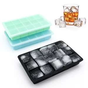15 grid silicone ice grid creative home DIY ice block mold with cover ice making mold