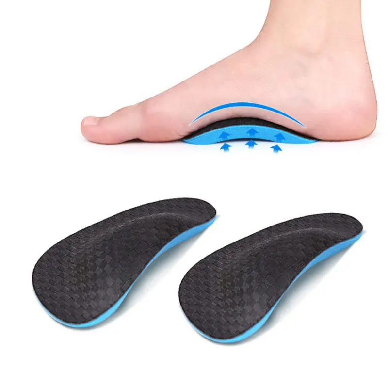 1Pair Orthopedic Pad Insole Orthotic Shoe Cushion Insert Professional Arch Support Insole Flat Foot Flatfoot Corrector