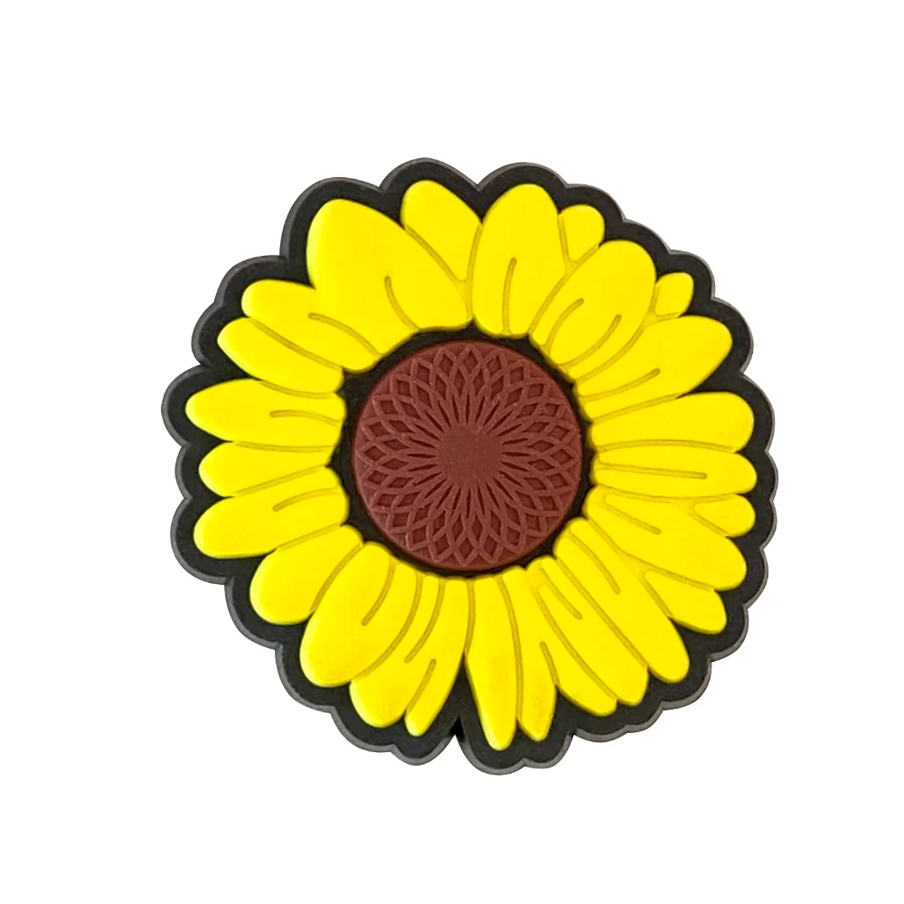 1Pcs Flower Shoe Charms Accessories Fits for Boys Girls Women Teens Gifts Birthday Party Favors Pins Shoe Decoration - Image 5