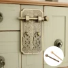 1pc Door Bolts 86mm Furniture Hardware Latches Locking Pin Drawer Cupboard Cabinet Latch Key