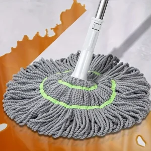 1pc Self-Wringing Mop | Microfiber Floor Cleaner with Adjustable Handle, Wet/Dry for Kitchen/Bedroom, Durable Cleaning Tool