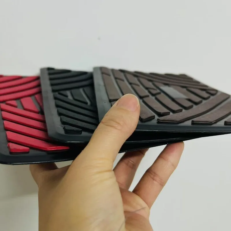 1pc Universal PVC Car Floor Mat Anti-Slip Foot Pads Durable Pedal Mat For Vehicle Interiors For Left-Hand Drive Accessories - Image 3