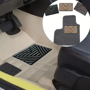 1pc Universal PVC Car Floor Mat Anti-Slip Foot Pads Durable Pedal Mat For Vehicle Interiors For Left-Hand Drive Accessories