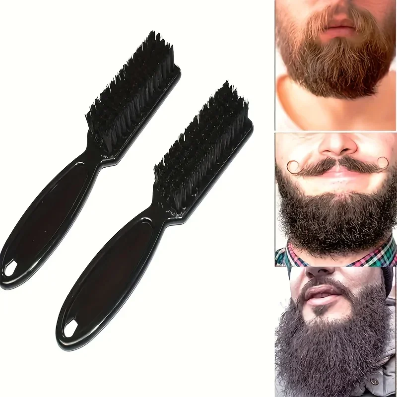 1pc/2pcs Beard Comb, Hair Cleaning Brush, Barber Neck Duster, Hair Removal Comb Hair Styling Hairdressing Tools - Image 2