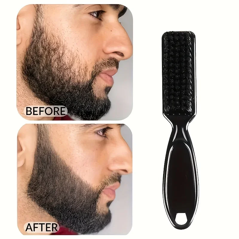 1pc/2pcs Beard Comb, Hair Cleaning Brush, Barber Neck Duster, Hair Removal Comb Hair Styling Hairdressing Tools - Image 4